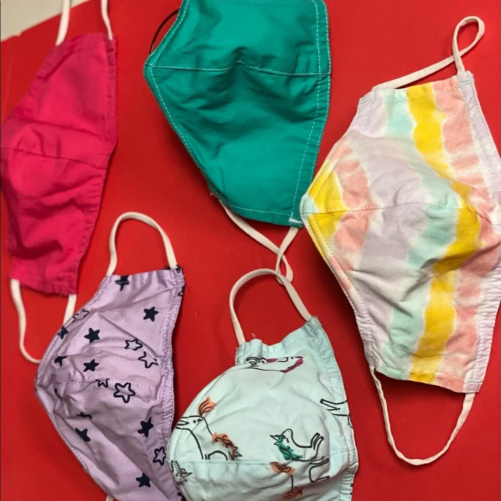 Cat & Jack Kids' unicorn-Rainbow and more Cloth Face Masks